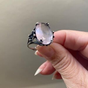 Bloodmilk Jewels Limited Mini Persephone in Rose Quartz size 6